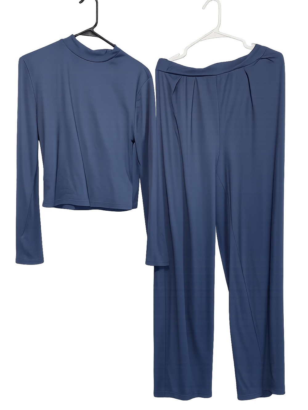 SHEIN Wide Leg Pants Sets- Long Sleeve Top
